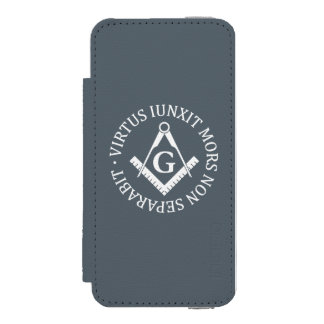 Freemasonry sign iPhone SE/5/5s wallet case