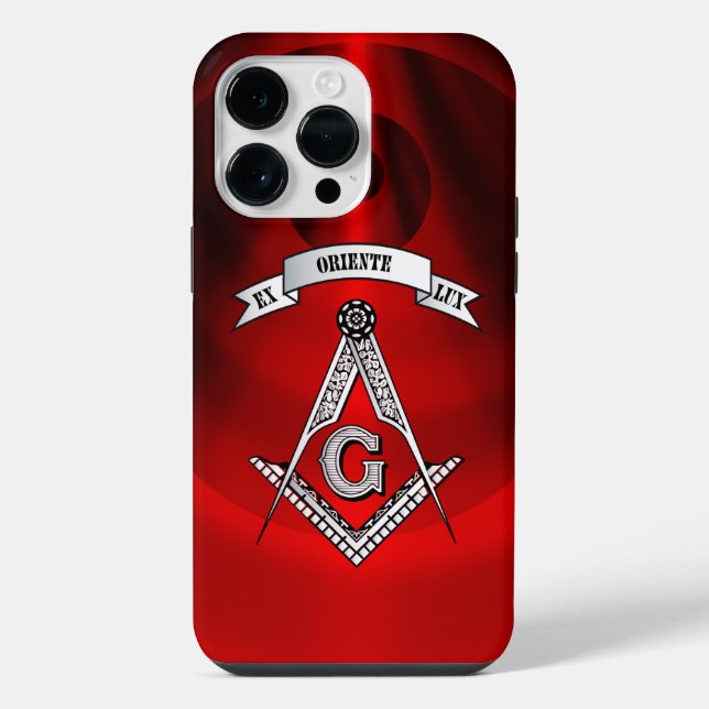 Freemasonry sign iphone case (Back)