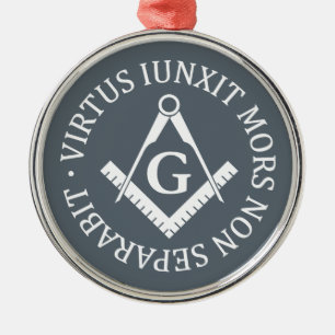 Freemasonry sign metal ornament