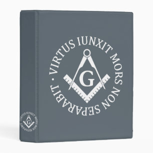 Freemasonry sign mini binder