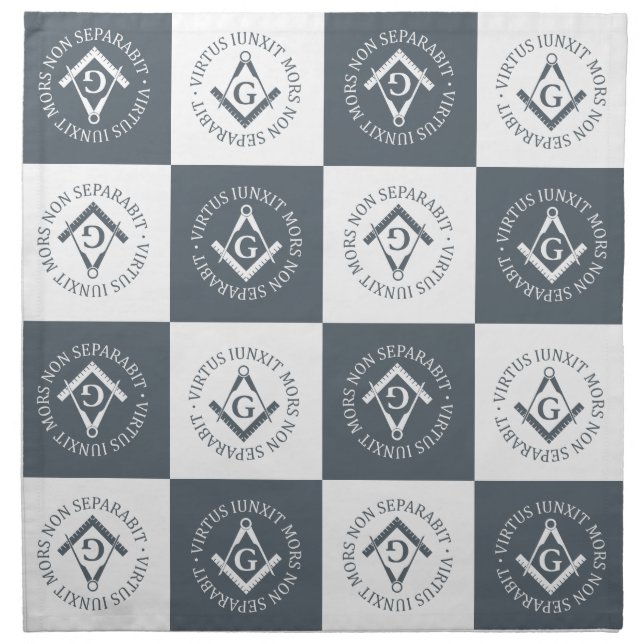 Freemasonry sign napkin (Front)
