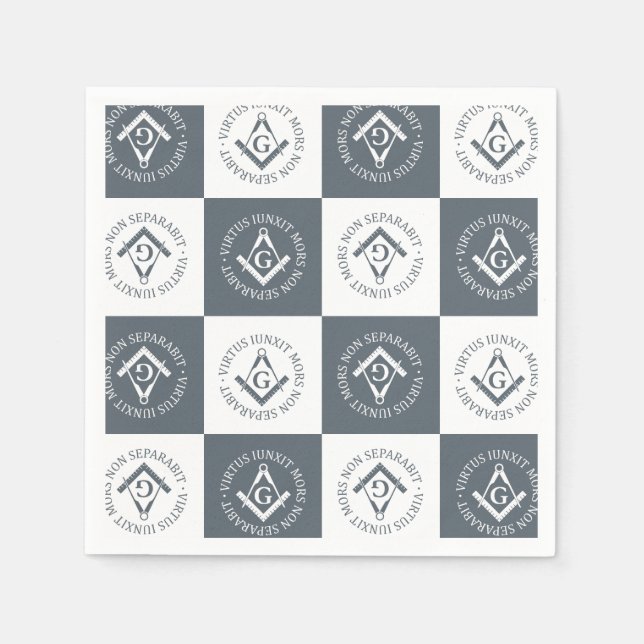 Freemasonry sign napkins (Front)