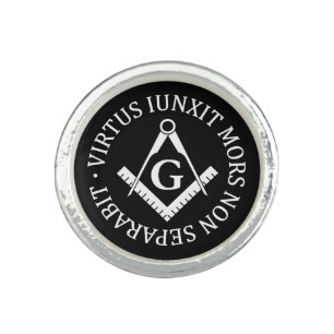 Freemasonry sign ring