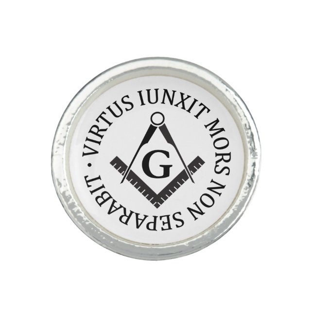 Freemasonry sign ring (Front)