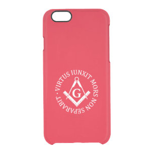 Freemasonry sign clear iPhone 6/6S case