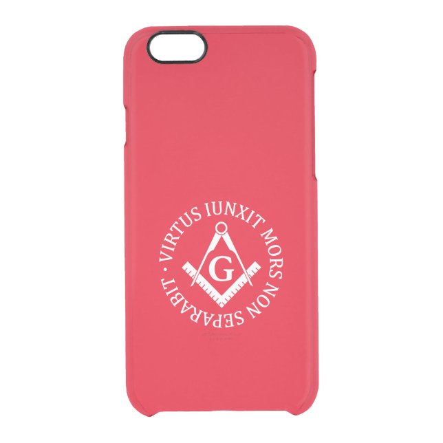 Freemasonry sign uncommon iPhone case (Back)