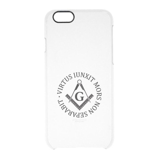 Freemasonry sign uncommon iPhone case (Back)