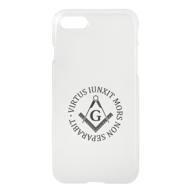 Freemasonry sign uncommon iPhone case (Back)