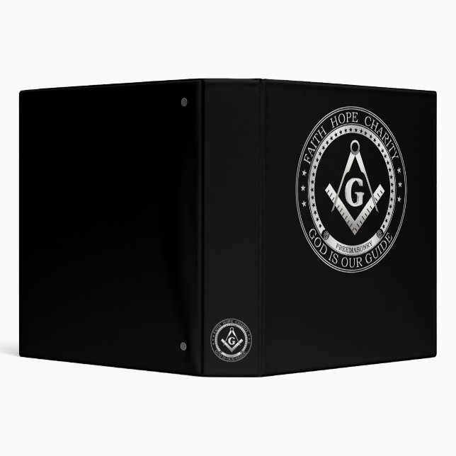 Freemasonry symbol 3 ring binder (Background)