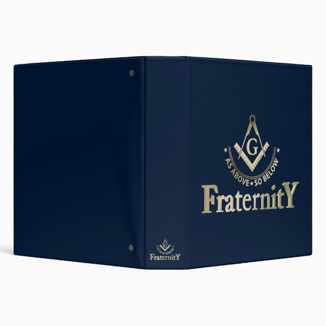 Freemasonry symbol 3 ring binder (Background)