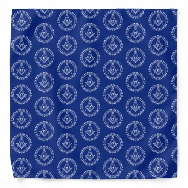 Freemasonry symbol bandana (Front)