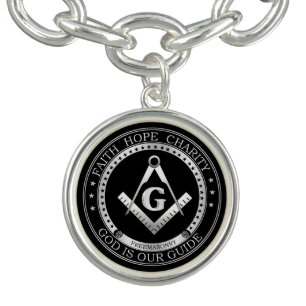 Freemasonry symbol bracelet
