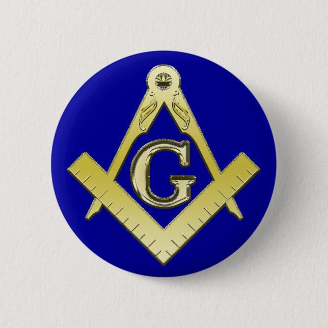 Freemasonry Symbol Button (Front)