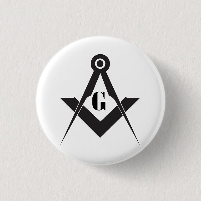 Freemasonry symbol button (Front)