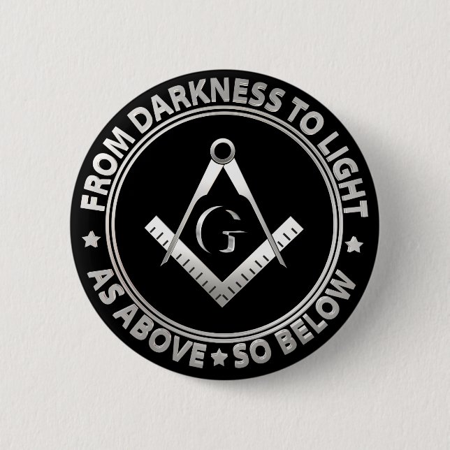 Freemasonry symbol button (Front)