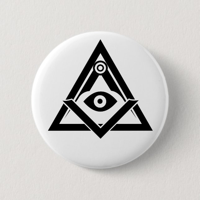 Freemasonry symbol button (Front)