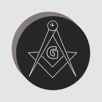 Freemasonry Symbol Car Magnet by igorsin at Zazzle