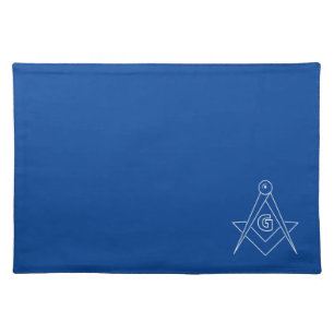 Freemasonry symbol cloth placemat