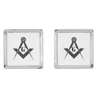 Freemasonry symbol cufflinks