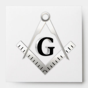 Freemasonry symbol envelope