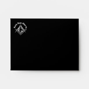 Freemasonry symbol envelope