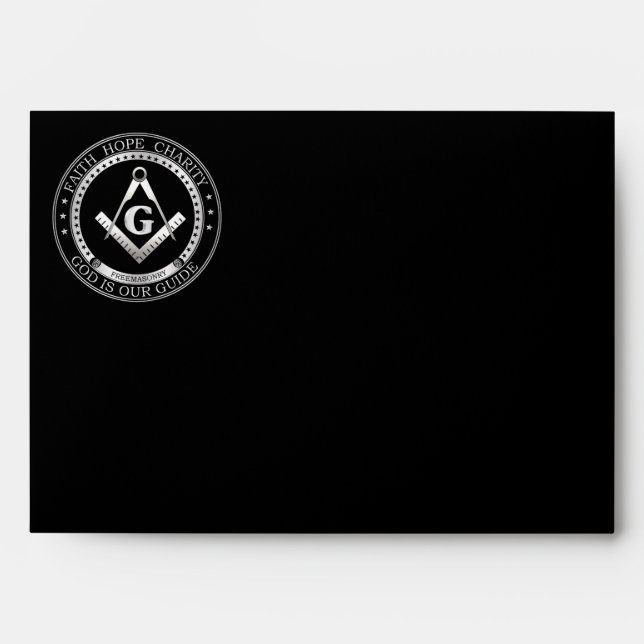 Freemasonry symbol envelope (Front)