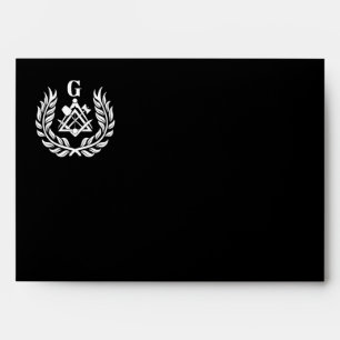 Freemasonry symbol envelope