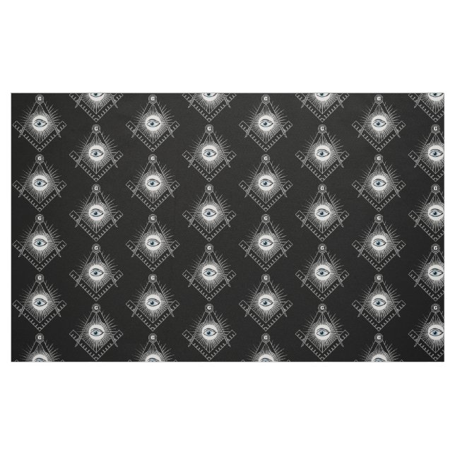 Freemasonry symbol fabric (Fat Quarter)