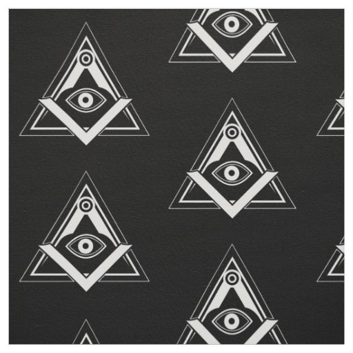 Freemasonry symbol fabric