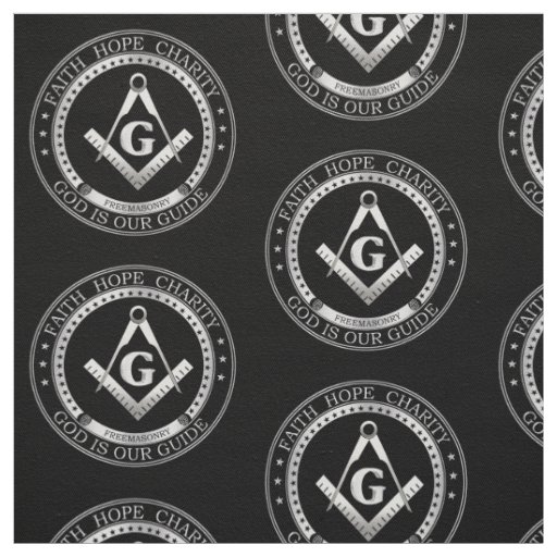 Freemasonry symbol fabric