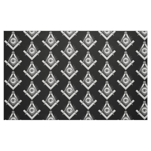 Freemasonry symbol fabric