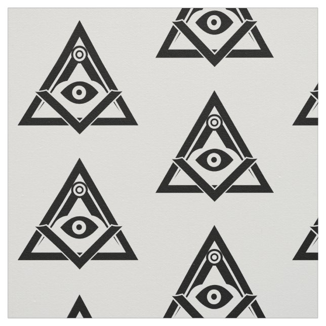 Freemasonry symbol fabric (Swatch)