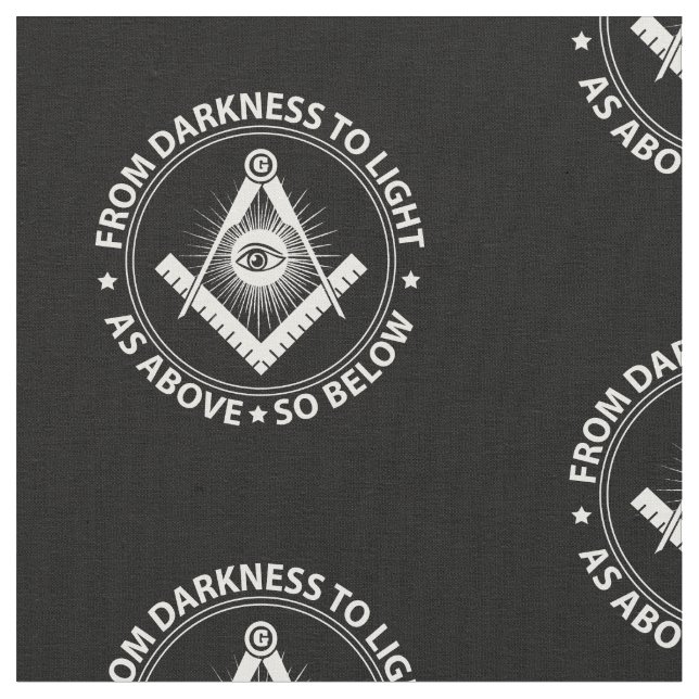 Freemasonry symbol fabric (Close Up)
