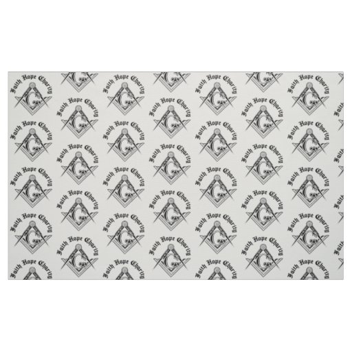 Freemasonry symbol fabric
