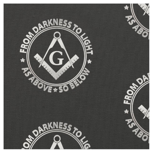 Freemasonry symbol fabric (Close Up)