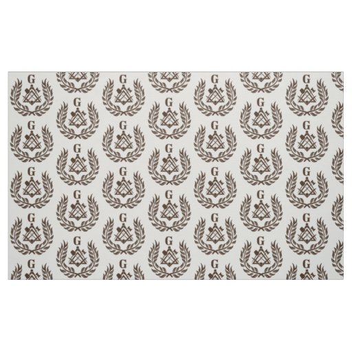 Freemasonry symbol fabric