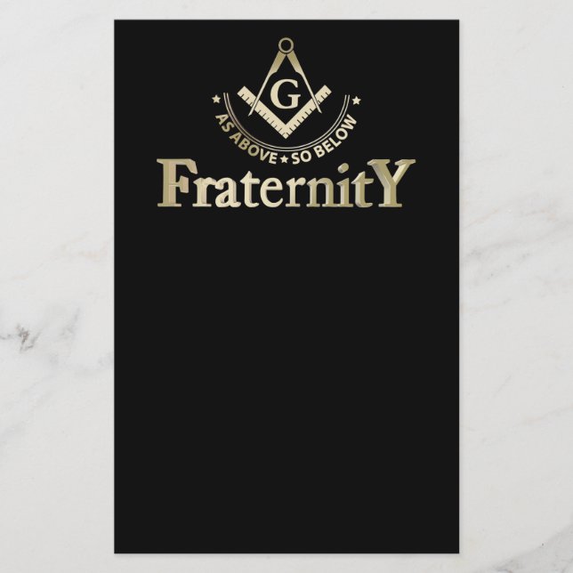 Freemasonry symbol flyer (Front)