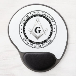 Freemasonry symbol gel mouse pad