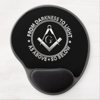 Freemasonry symbol gel mouse pad