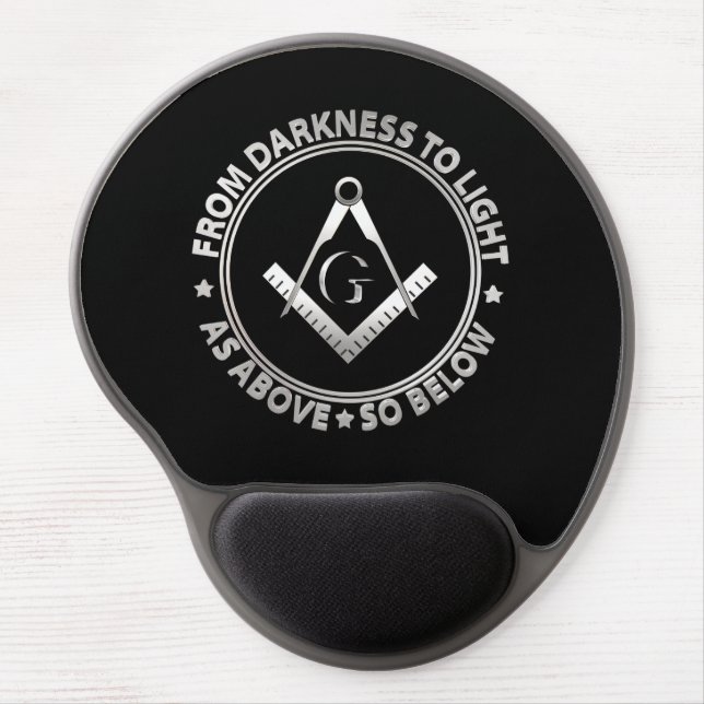 Freemasonry symbol gel mouse pad (Front)