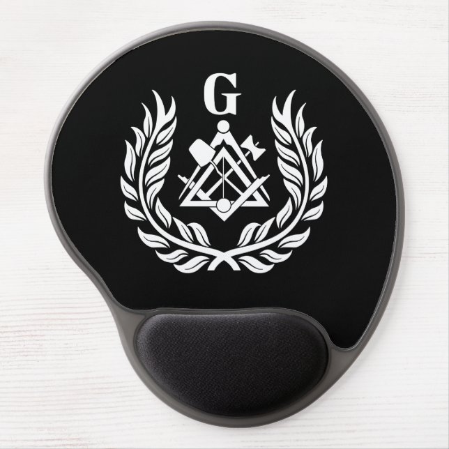 Freemasonry symbol gel mouse pad (Front)