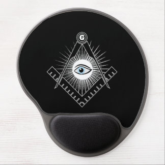 Freemasonry symbol gel mouse pad