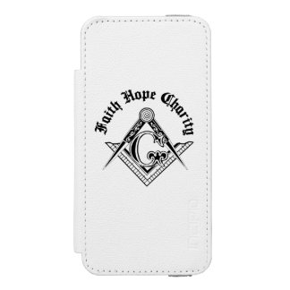 Freemasonry symbol iPhone SE/5/5s wallet case