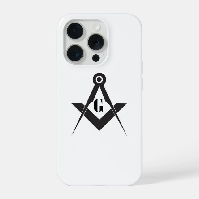 Freemasonry symbol iPhone case (Back)