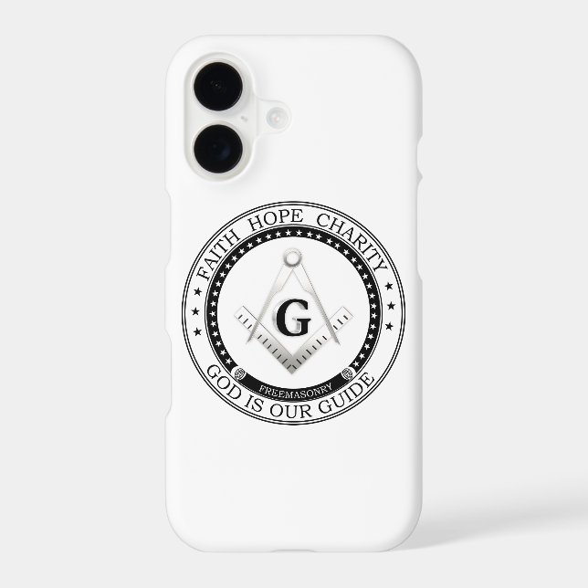Freemasonry symbol iphone case (Back)