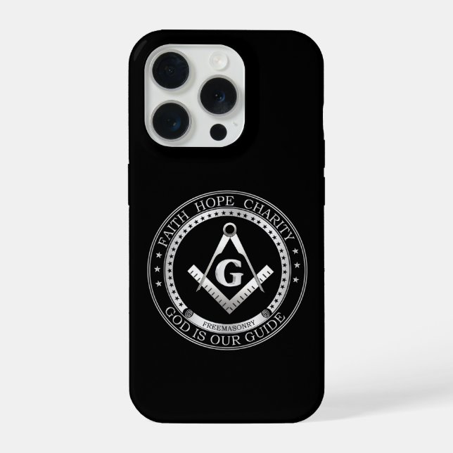 Freemasonry symbol iPhone case (Back)