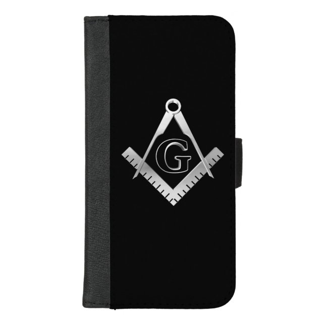 Freemasonry symbol iPhone wallet case (Front)