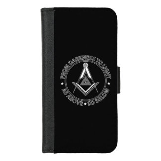 Freemasonry symbol iPhone 8/7 wallet case
