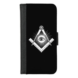 Freemasonry symbol iPhone 8/7 wallet case