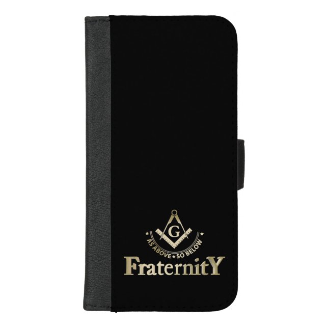 Freemasonry symbol iPhone wallet case (Front)